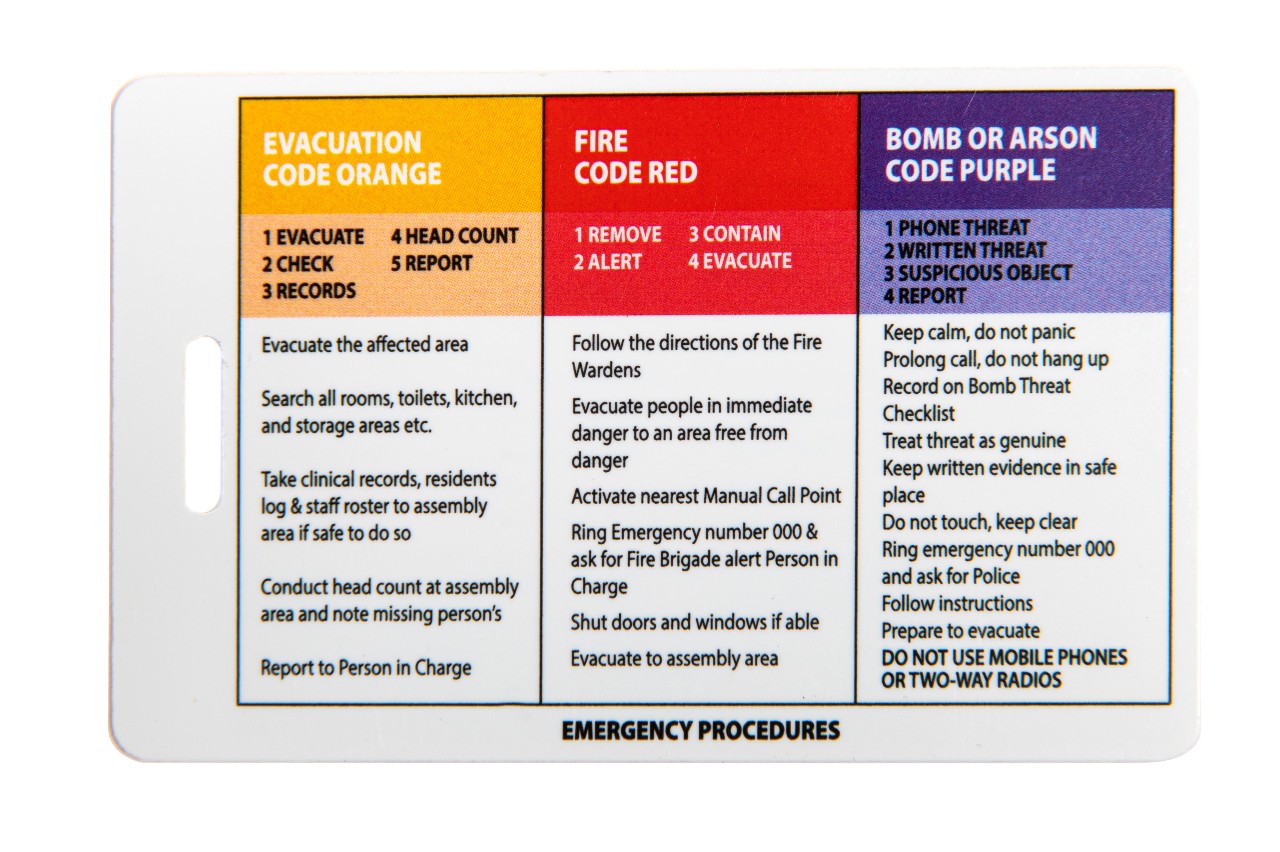 Emergency Code Levels